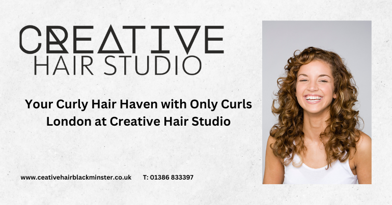 Only Curls London products for curly hair care at Creative Hair Studio.